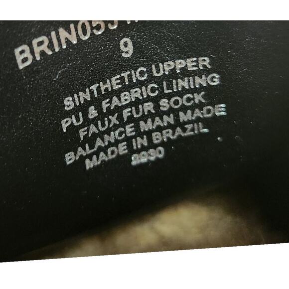 Madden Girl Black Faux Vegan Leather Open Back Flat Slide Loafer Mule Sz 9 NWOT - Picture 7 of 7